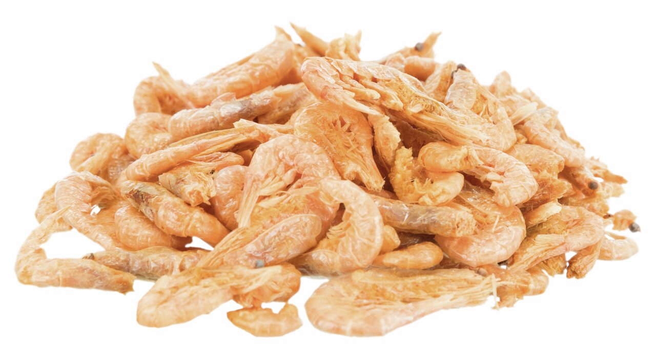 TRIXIE Shrimps für Aquarientiere, natürliche Leckerbissen, reich an Proteinen, ideal für eine ausgewogene Ernährung.