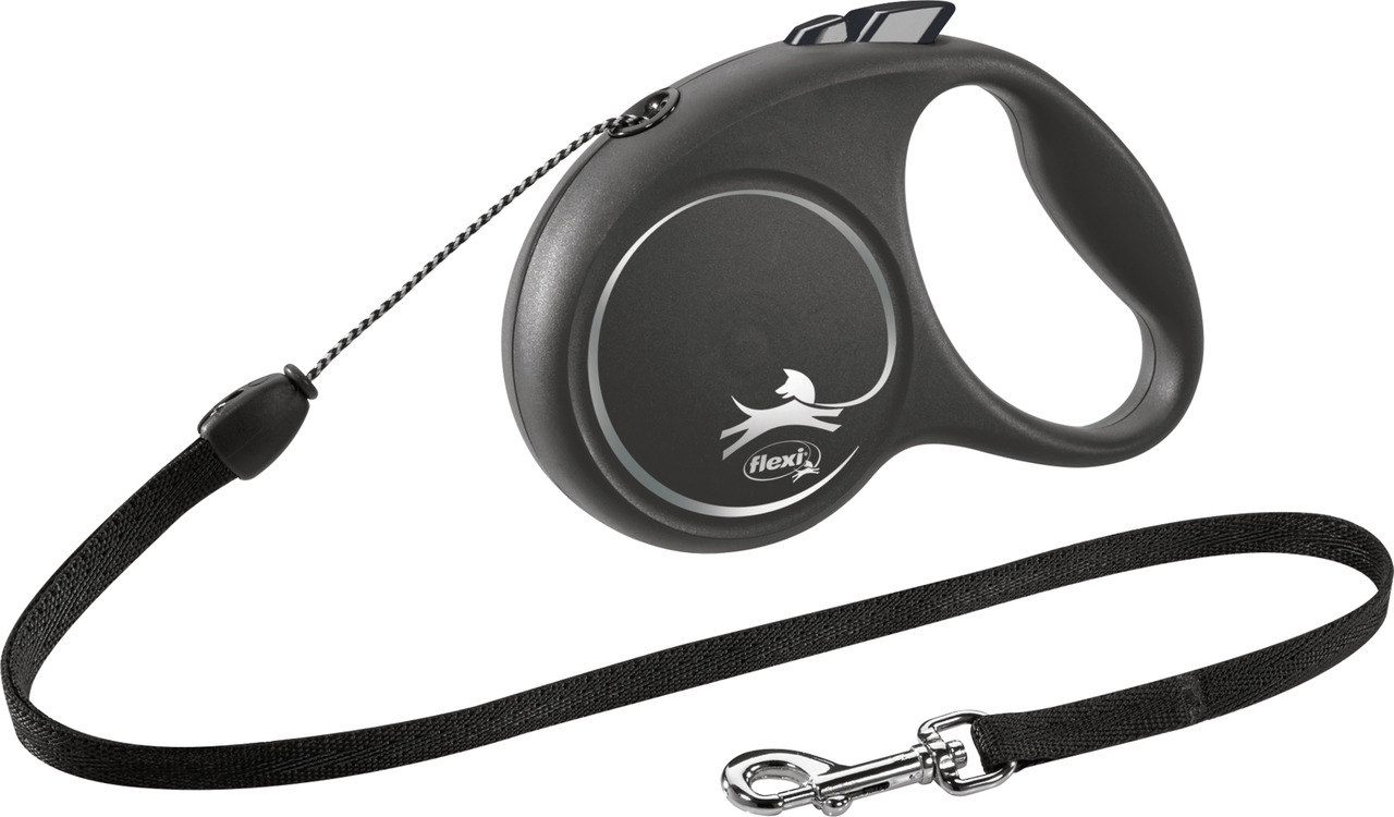 Flexi Classic Hundeleine, ergonom. Griff, robust, für Hunde, ausziehb. 5m, stabiler Karabiner, Bewegungsfreiheit & Kontrolle.