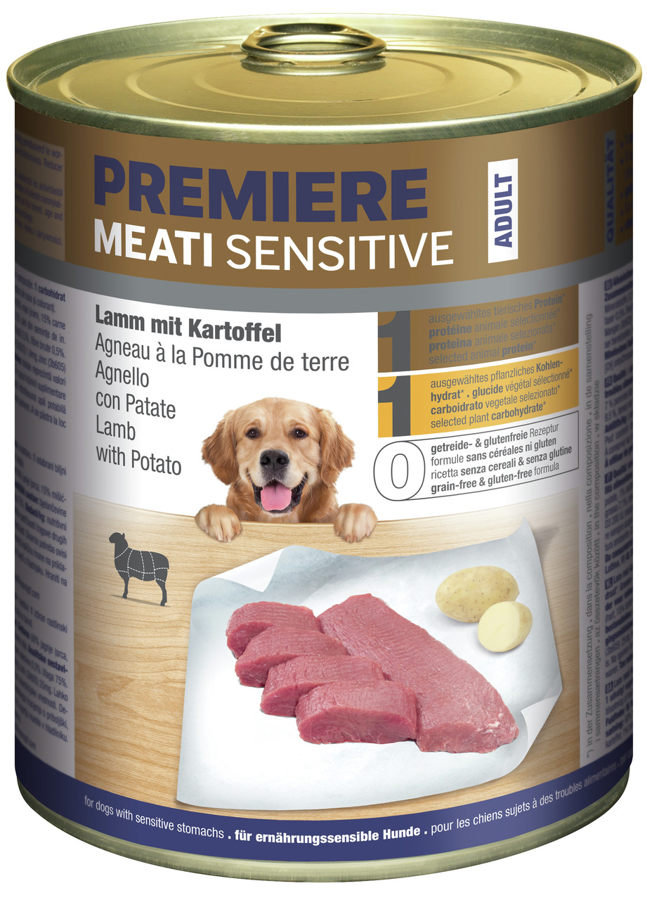 PREMIERE Meati Sensitive Lamm mit Kartoffeln 800 g