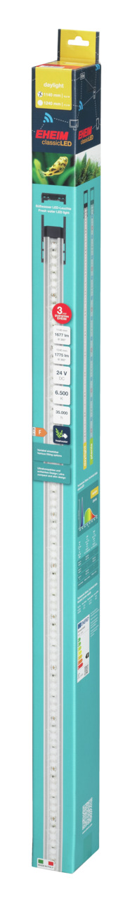 EHEIM classicLED Tageslicht, für Aquarienliebhaber/Fischhalter, 6500K, fördert Pflanzenwachstum/natürl. Farben, Länge: 1173 mm.