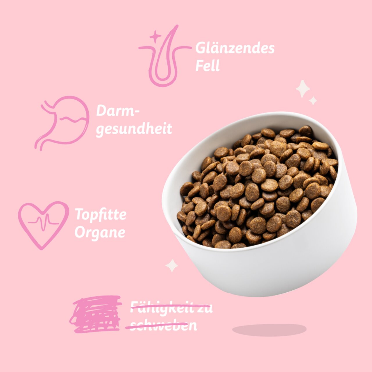Trockenfutter von Edgard & Cooper für Hunde, Geschmacksrichtung, verspricht glänzendes Fell, Darmgesundheit, topfitte Organe.