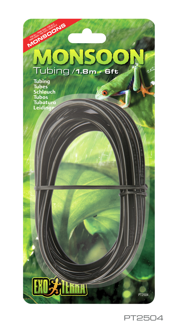 Exo Terra Monsoon Tubing, 1,8 m, Schlauch für Exo Terra Monsoon, Zielgr.: Reptilien--Amphibienhalter, für Terrarien.