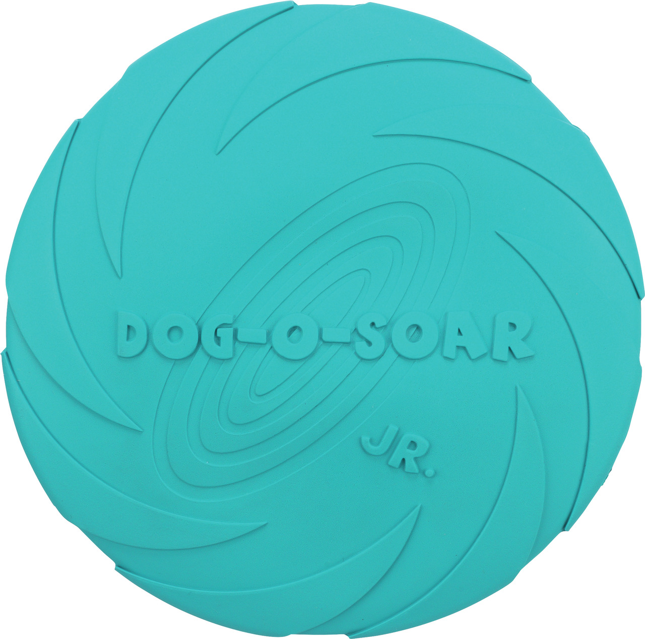 TRIXIE DOG-O-SOAR JR., Frisbee für Hunde, türkis, robust, leicht, zahnfreundlich, ideal für Wurf--Apportierspiele.