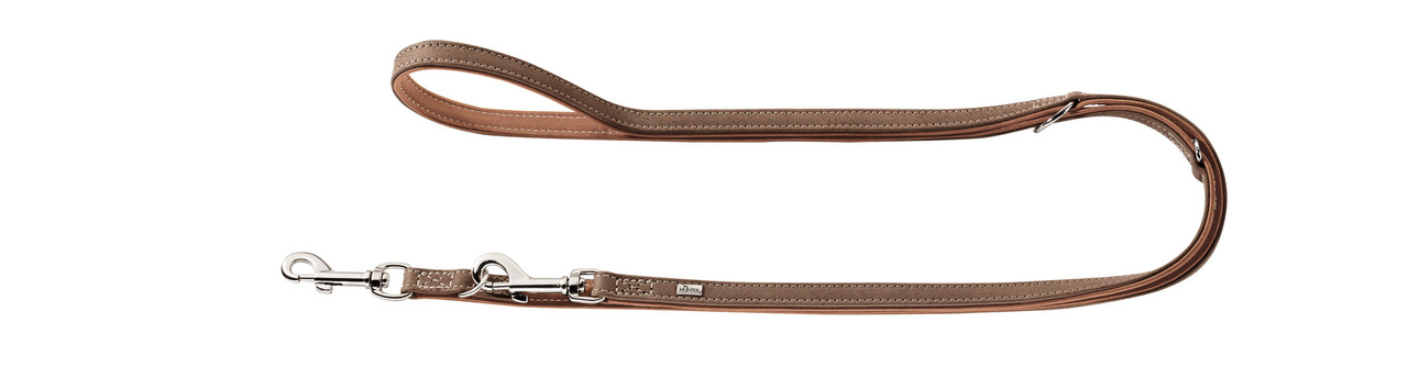 HUNTER Hundeleine "Freestyle", robustes Material, für Hunde aller Größen, 2 Karabiner, verstellbar, Länge ca. 200 cm.