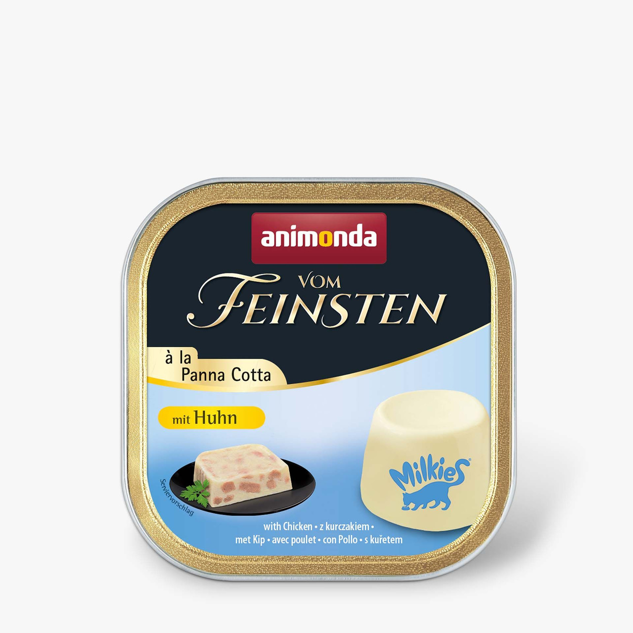 animonda vom Feinsten Adult à la Panna Cotta mit Huhn 100 Gramm Katzennassfutter