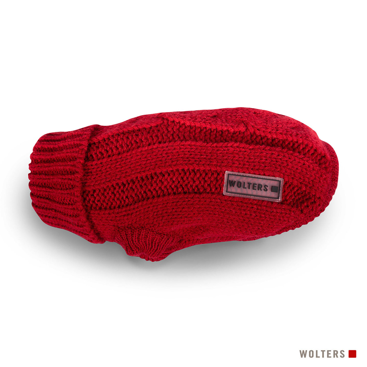 Wolters Zopf-Strickpullover 50 cm rot