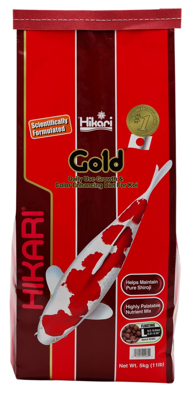 Hikari Gold, Fischfutter für Koi, 5 kg: Fördert Wachstum, Farbintensität, reines Shiroji