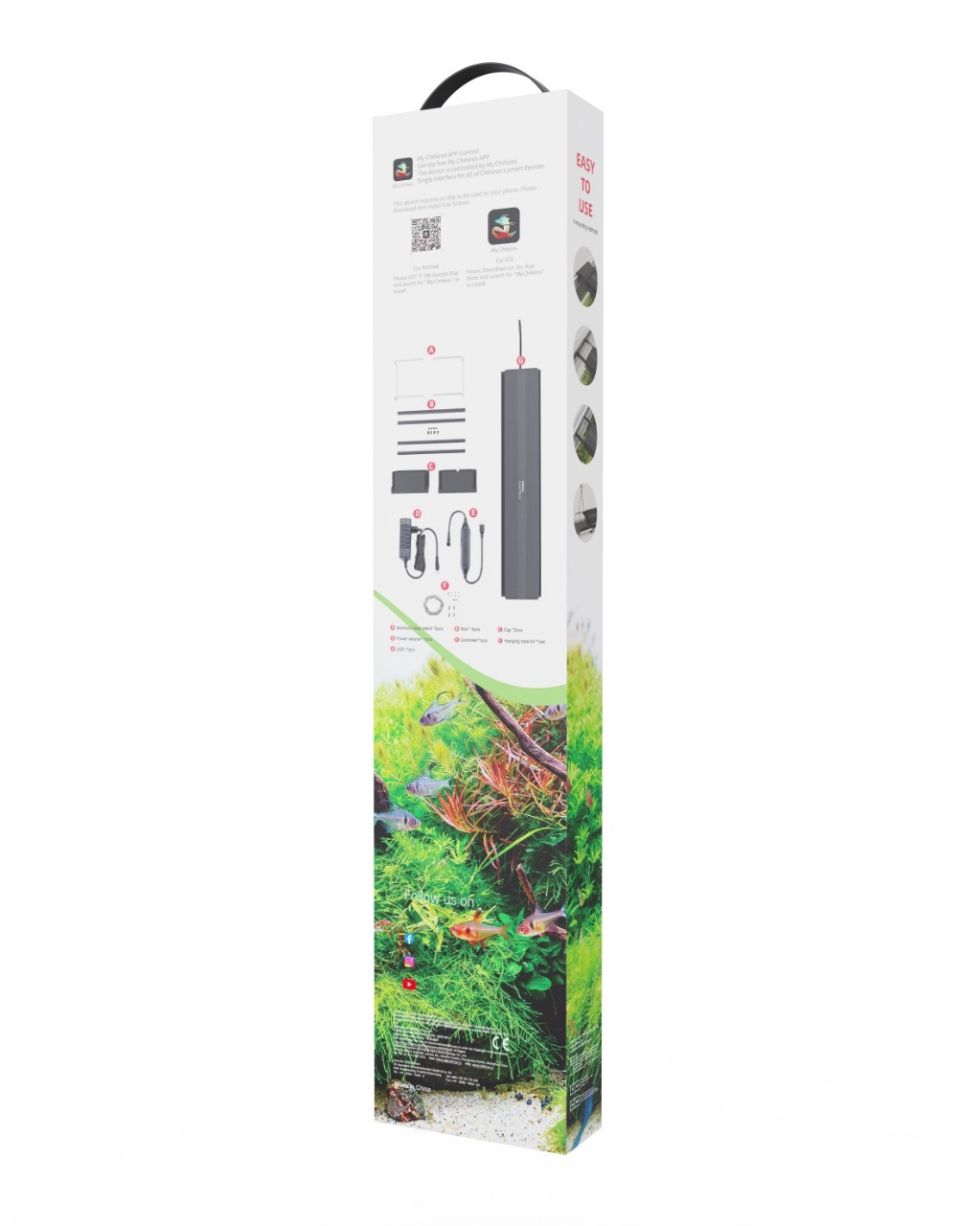 Chihiros LED-System: LED-Beleuchtung für Aquarien, ideal für Aquarienliebhaber. Inkl. Anleitung & techn. Komponenten.