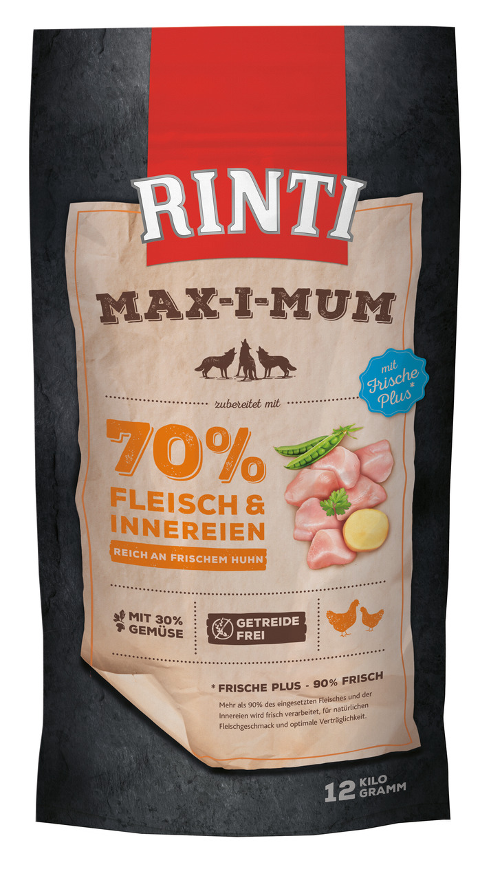 Rinti Max-i-Mum Huhn Hunde Trockenfutter 12 kg