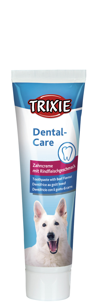 Trixie Dental-Care Zahncreme mit Rindfleischgeschmack Hunde Zahnpflege 100 g