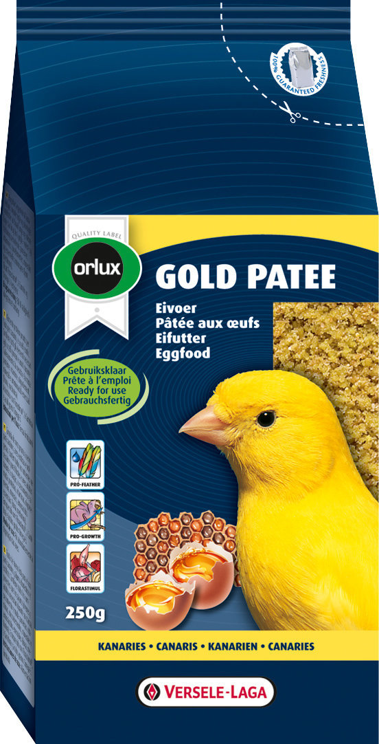 Orlux Gold Patee Eifutter gelb Kanarien Vogel Ergänzungsfutter 250 g
