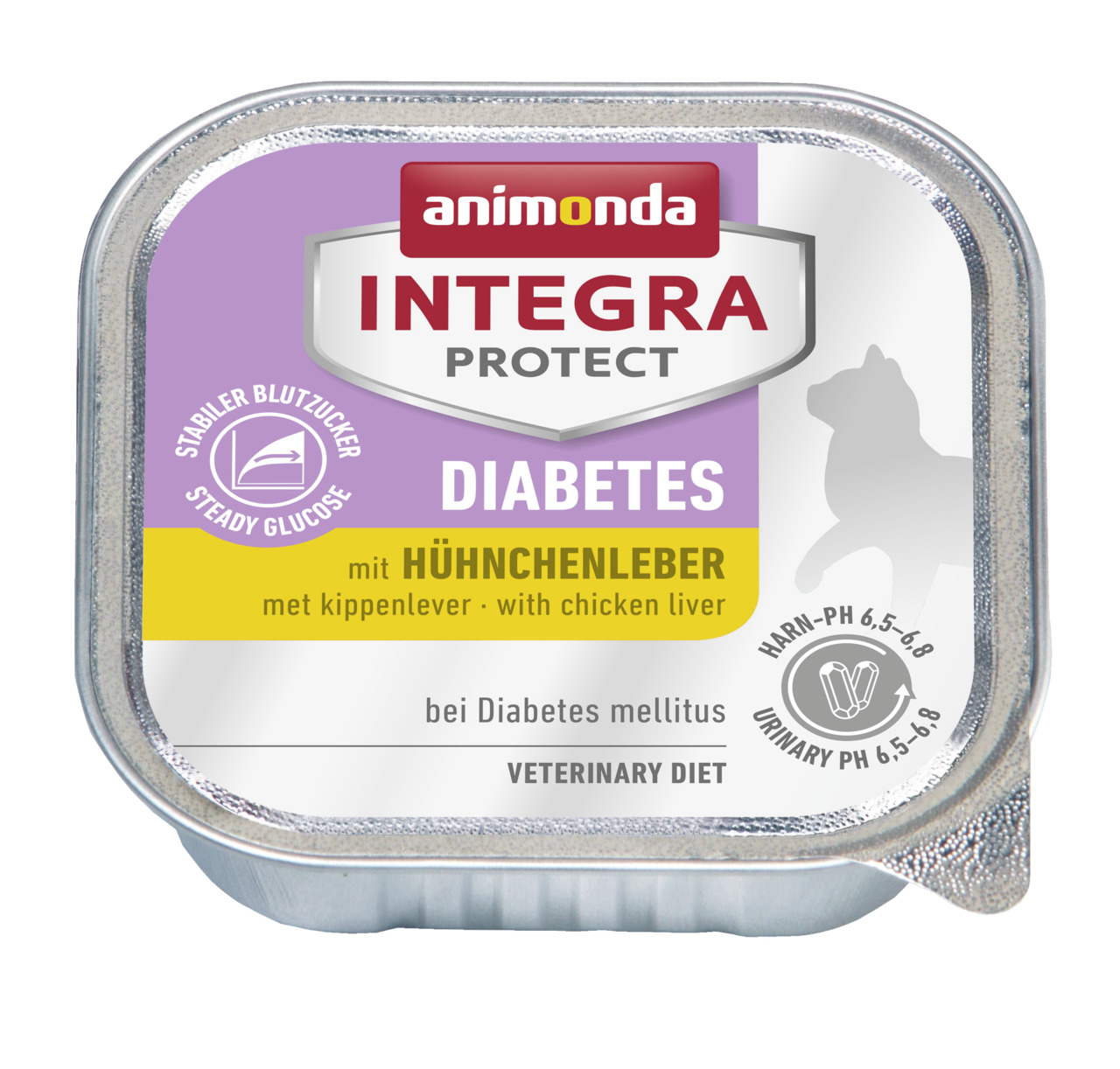 animonda Integra Protect Diabetes Hühnchenleber 100g Schale Katzennassfutter