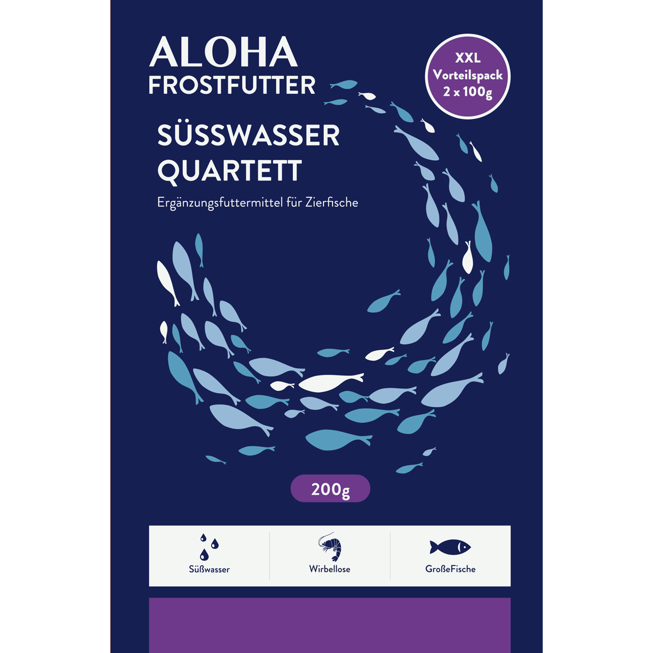 ALOHA Süsswasserquartett BLISTER ECO 200 g