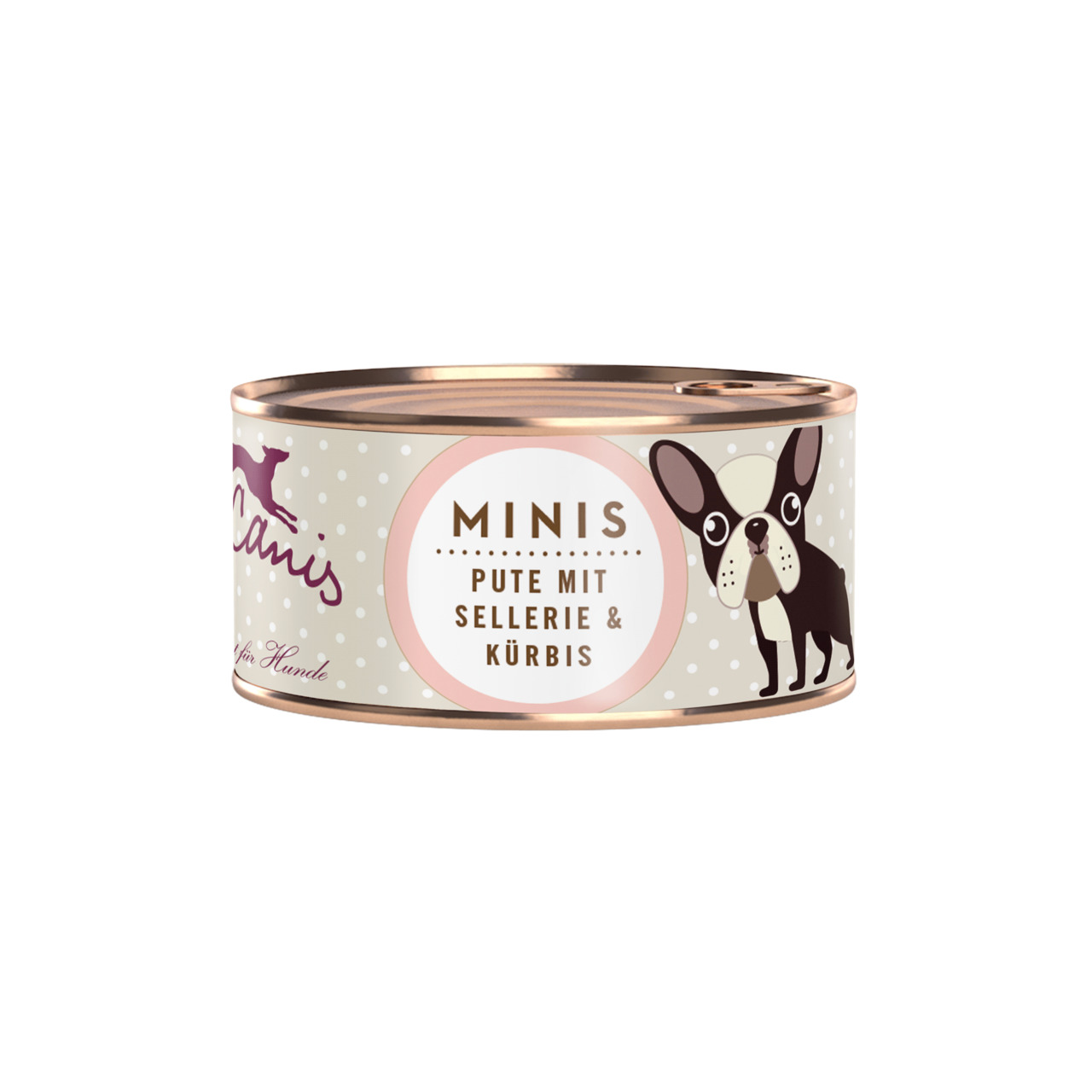 Terra Canis Minis – Pute mit Sellerie & Kürbis, für Hunde, 85 g Nassfutter.