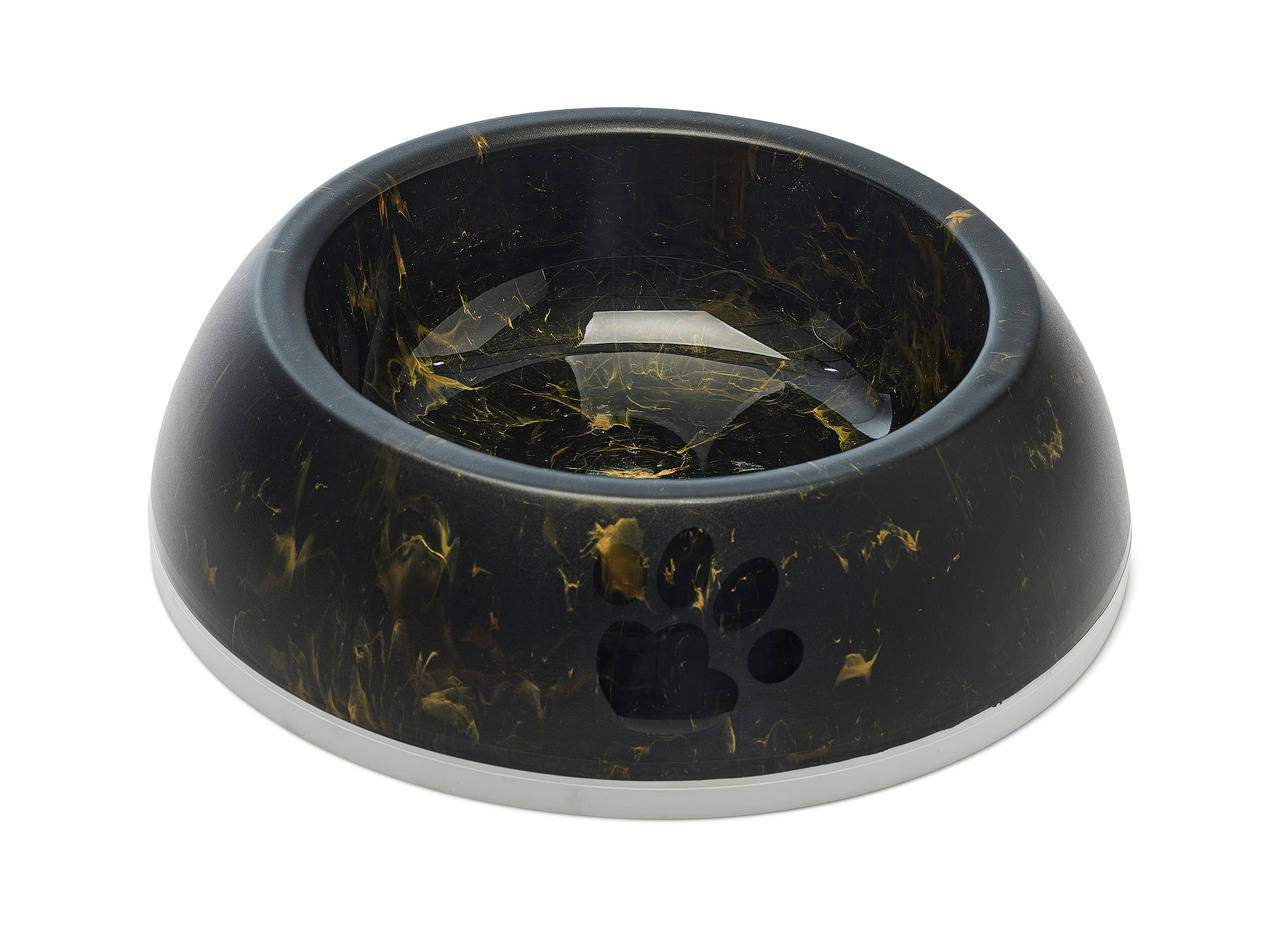 SAVIC Napf Delice 3 Marble schwarz/gold 1,2 l