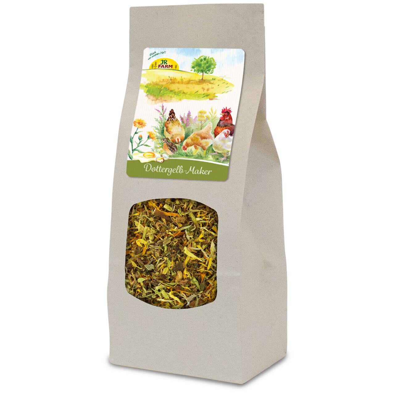 JR FARM Dottergelb-Maker, Kräuter-Mix für Hühner