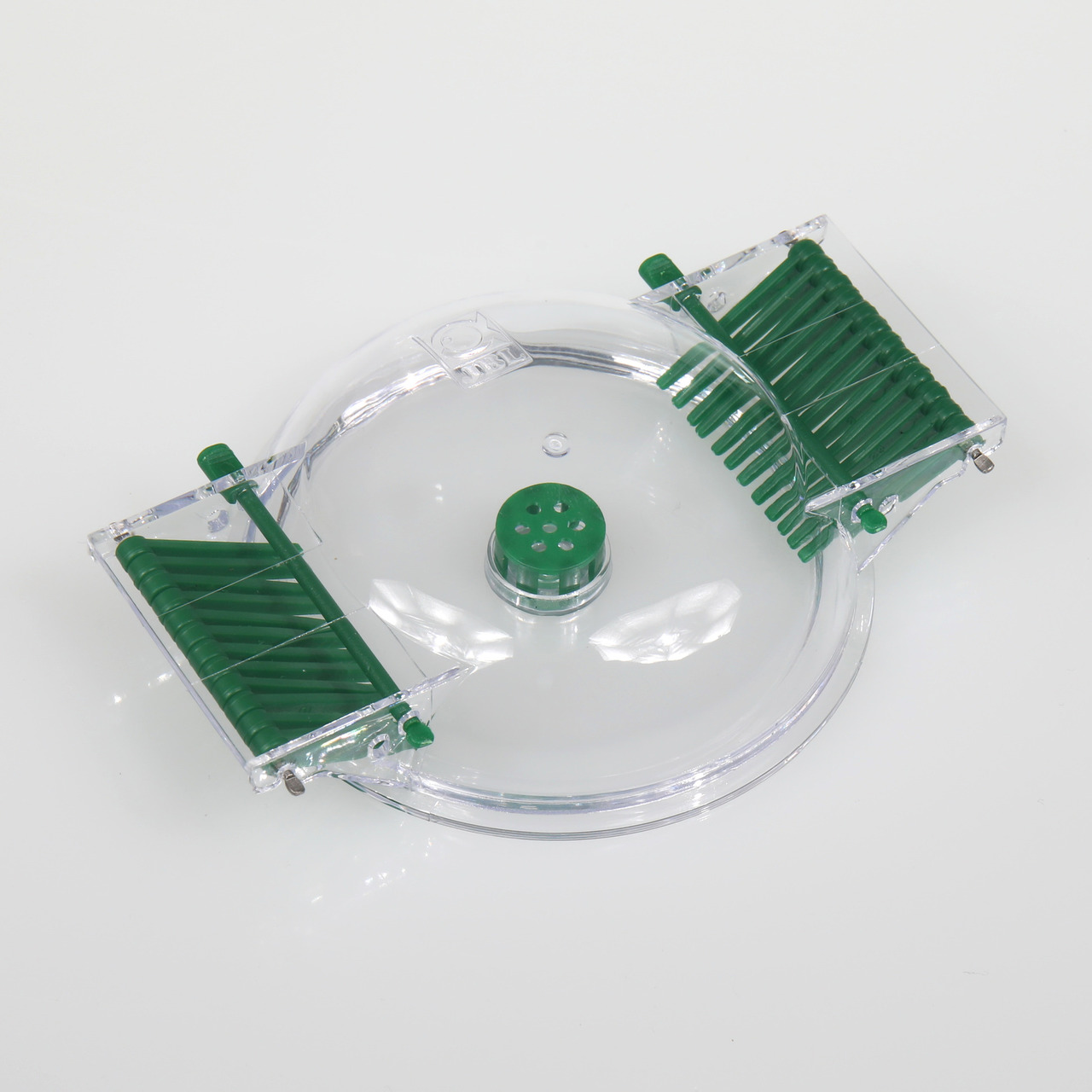 JBL NovoStation Futterstation-Set, Zubehör für Zierfische, transparent-grün, gezielte Fütterung, verhindert Futterstreuung.