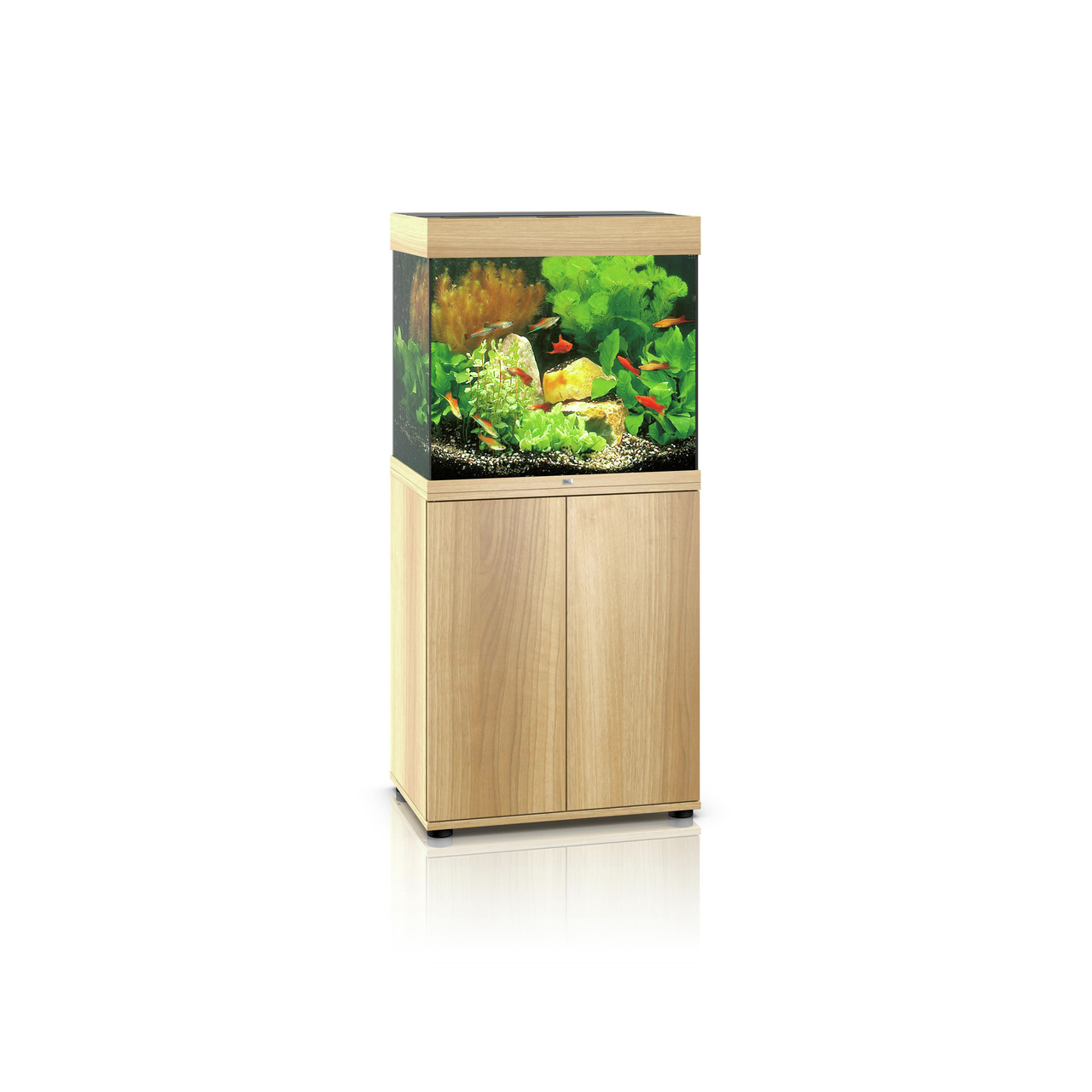 JUWEL Lido 120 LED helles Holz Aquarium mit Unterschrank