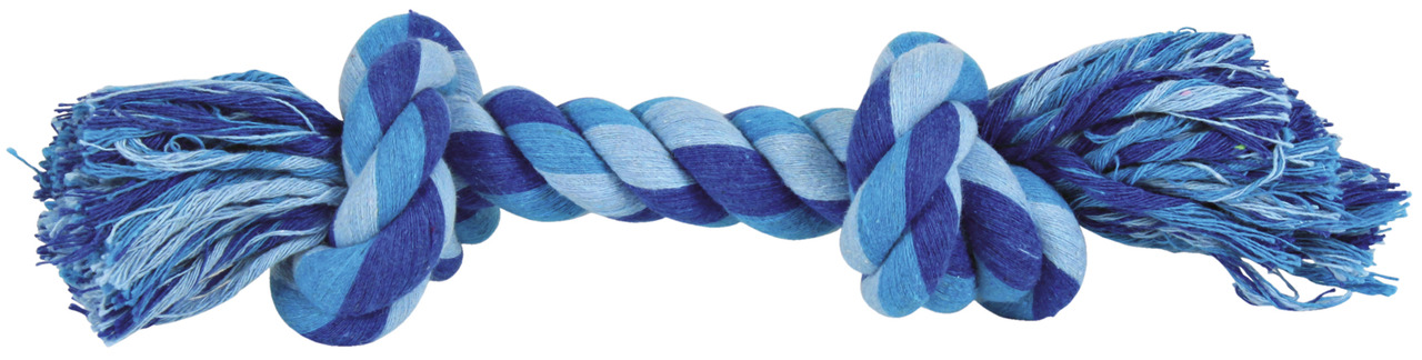 TRIXIE Hundespielzeug, Knoten-Seil, für alle Hunde, Baumwolle, robust, Zahnpflege, Zerrspiele, Kauen, langlebig, Spielspaß.