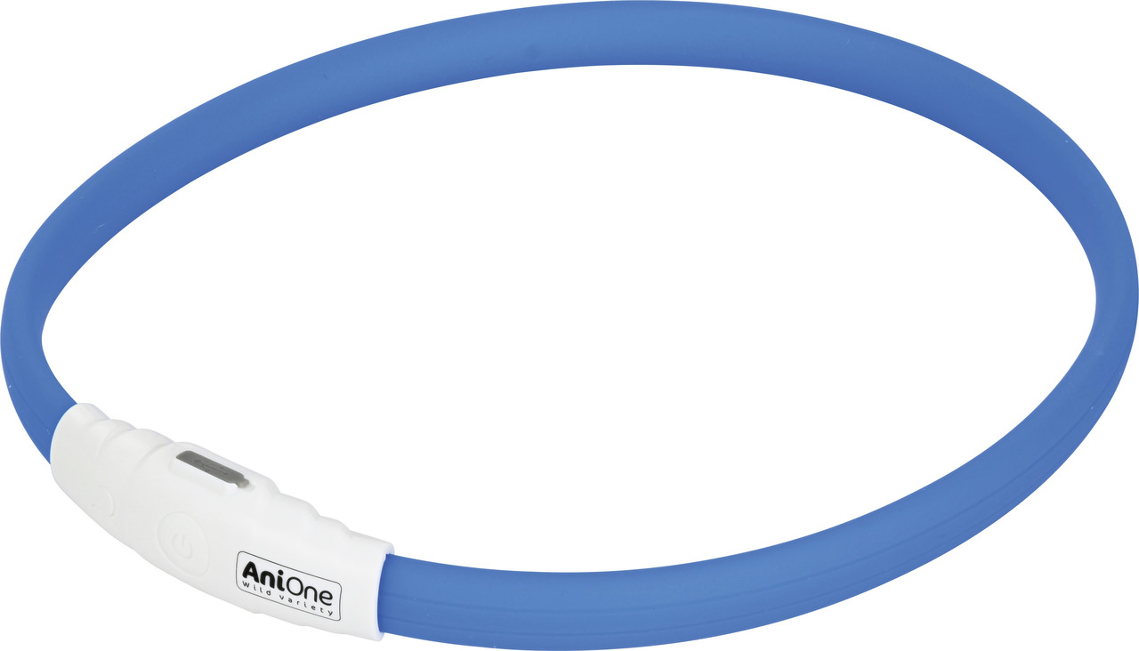 AniOne Leuchtring Silikon Struktur 65 cm blau
