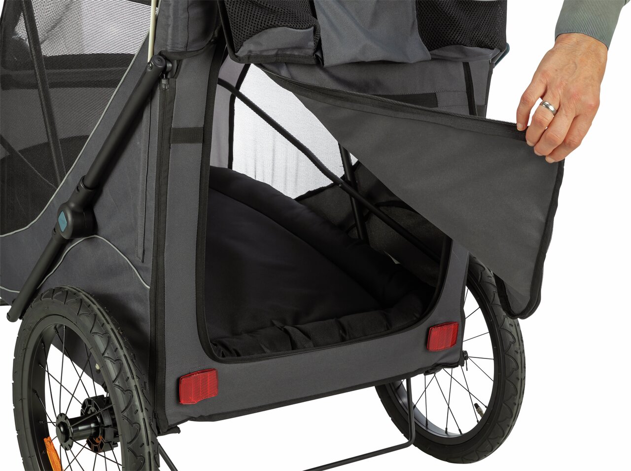 TRIXIE Fahrrad-Anhänger faltb.S 58x93x74 Bild 7