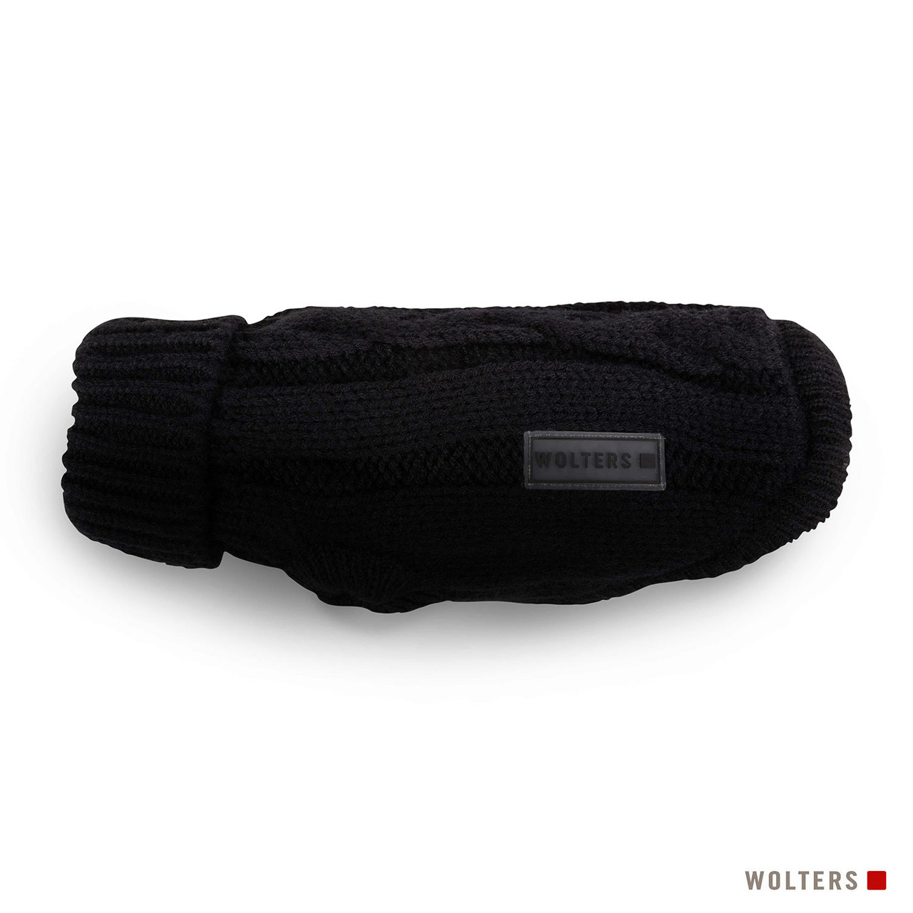 Wolters Zopf-Strickpullover schwarz 45cm
