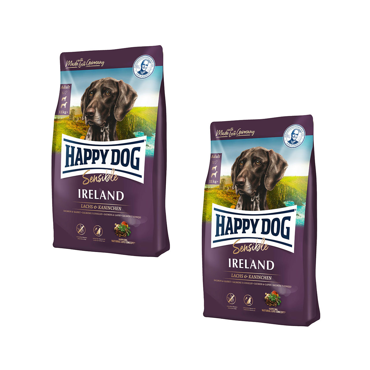 Sparpaket HAPPY DOG Supreme Sensible Ireland 2 x 12,5 Kilogramm Hundetrockenfutter