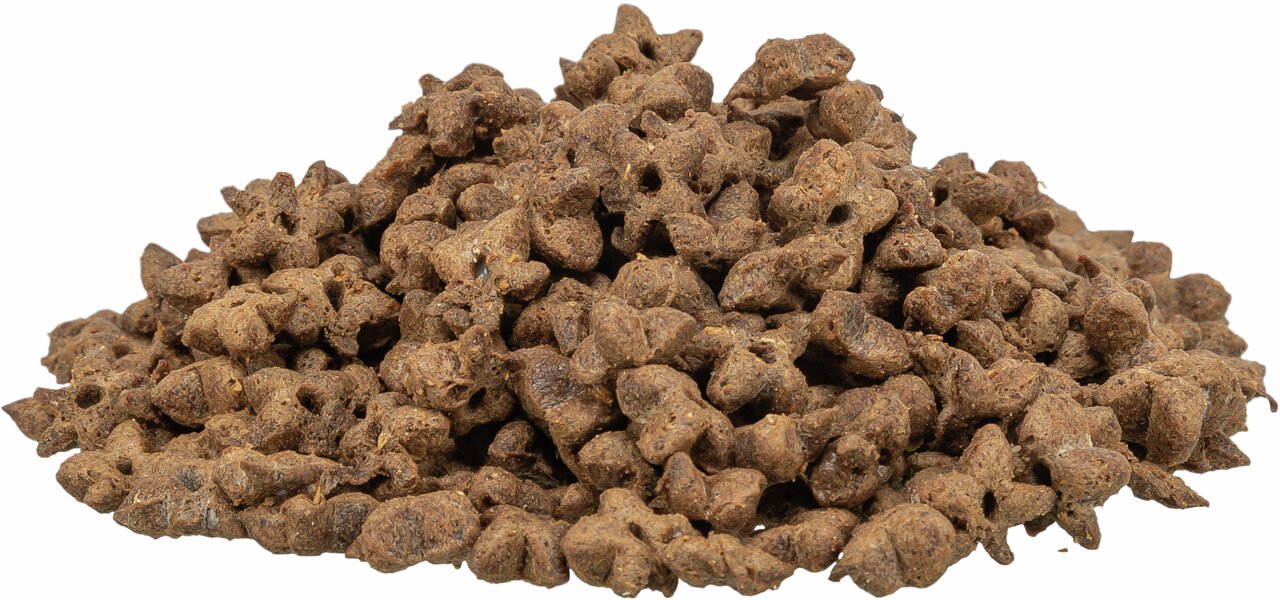TRIXIE Hunde-Snack, für Hunde, Geschmacksrichtung Fleisch, ideal als Belohnung, 500 g, knusprige Sternform.