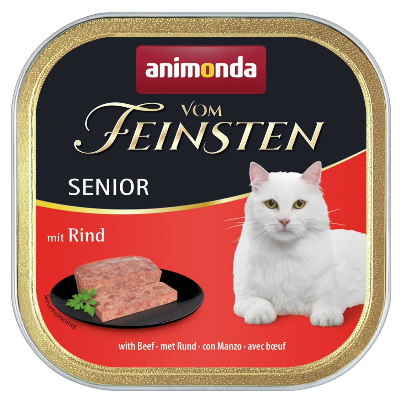 Animonda Vom Feinsten Senior mit Rind Katzen Nassfutter 100 g