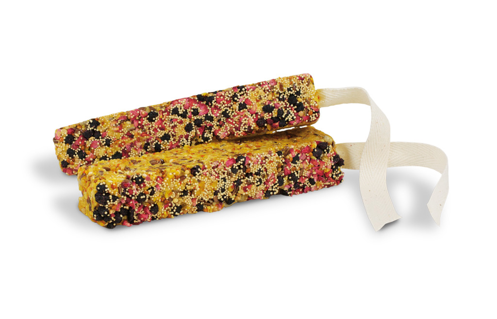 JR FARM Birdys Wellensittich Amaranth-Blaubeere-Himbeere (2 Stück) 130g Vogelsnack