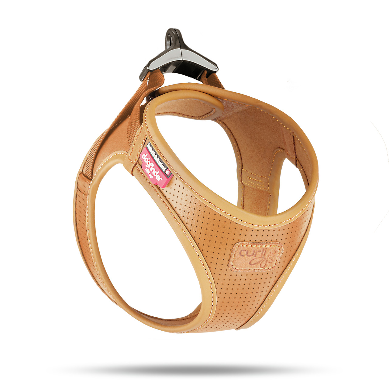curli Apple Leather Geschirr XS braun