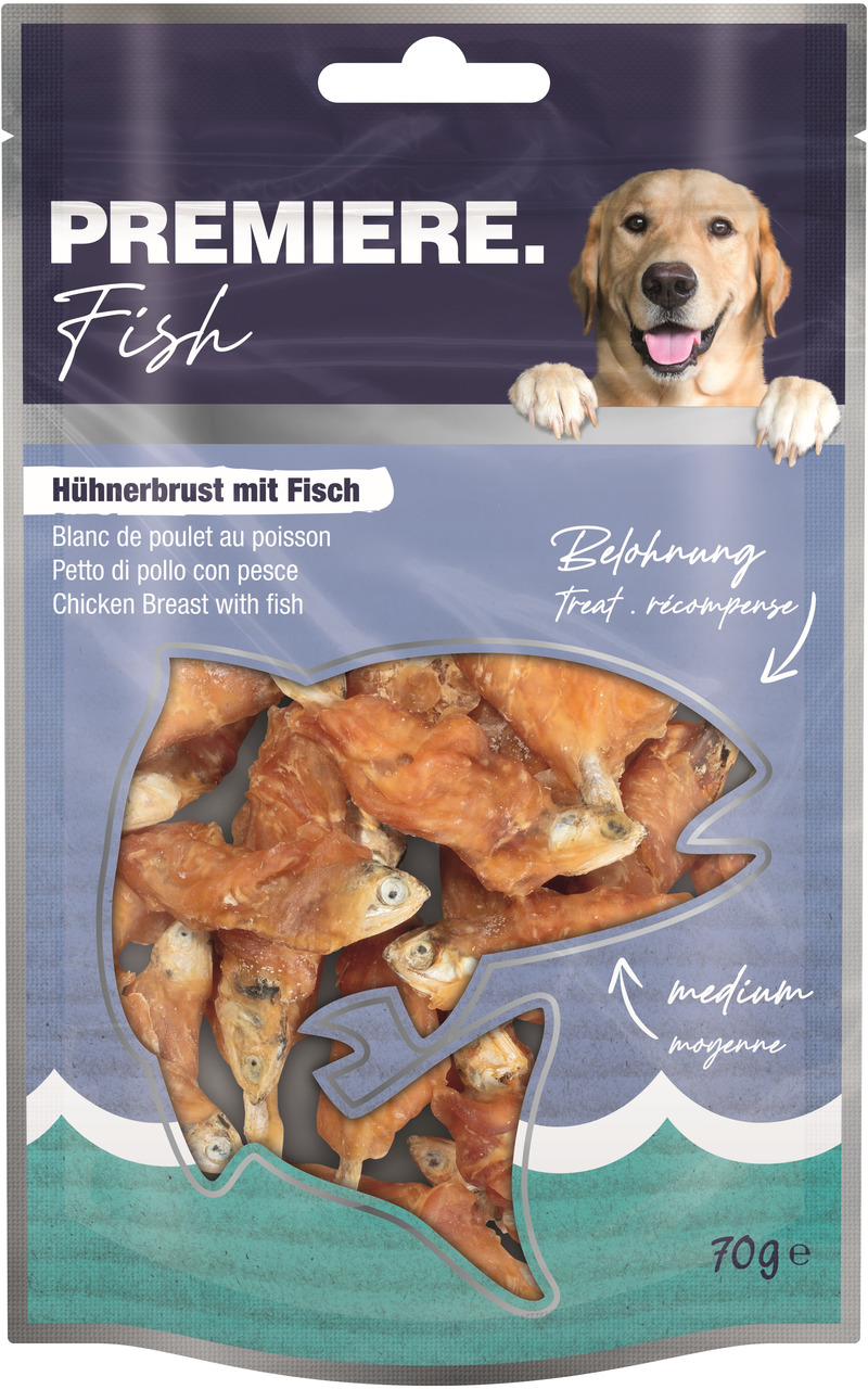 PREMIERE Hühnerbrust und Fisch 70 g