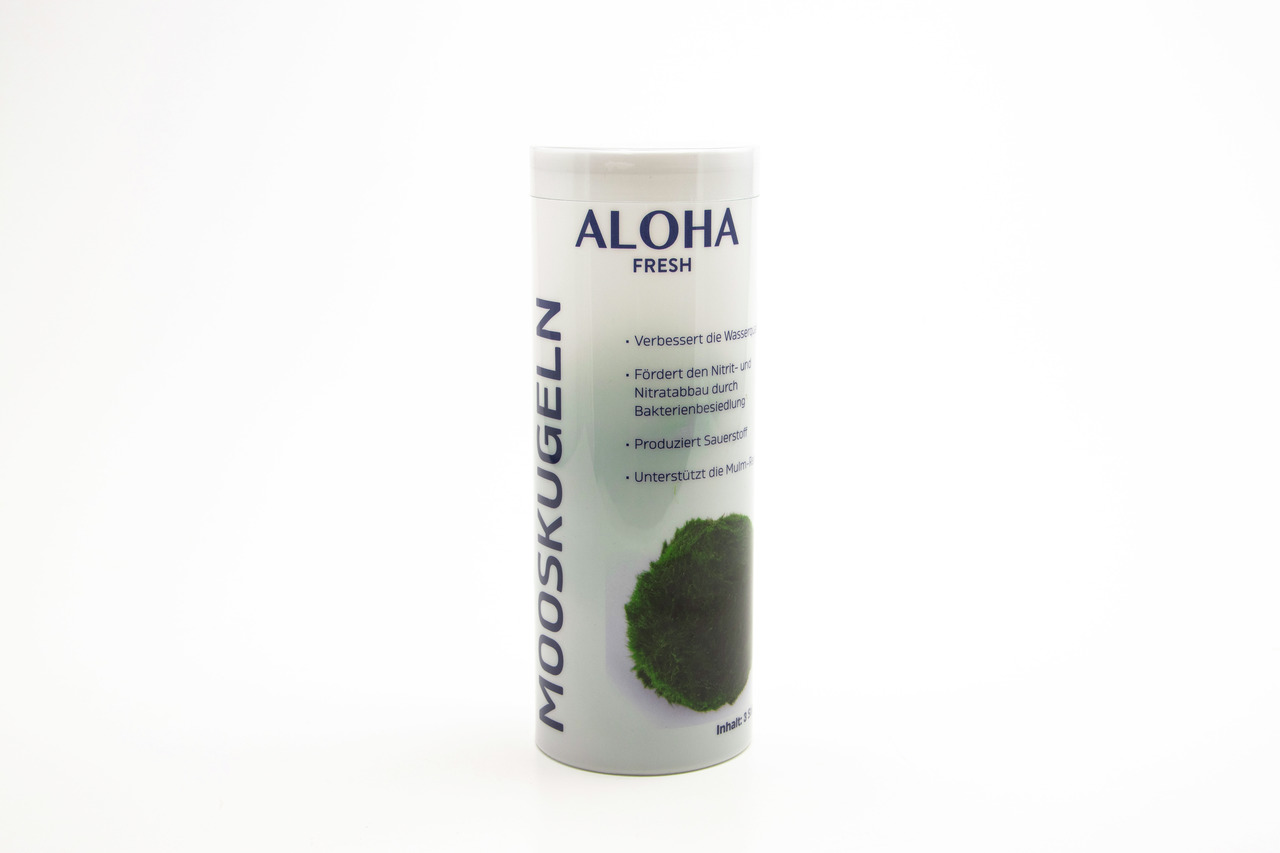 Dennerle Plants Aloha Fresh Mooskugeln, für Aquarienbesitzer, verbessert Wasserqualität, 50g, fördert Nitrit-/Nitratabbau, Sauerstoff.
