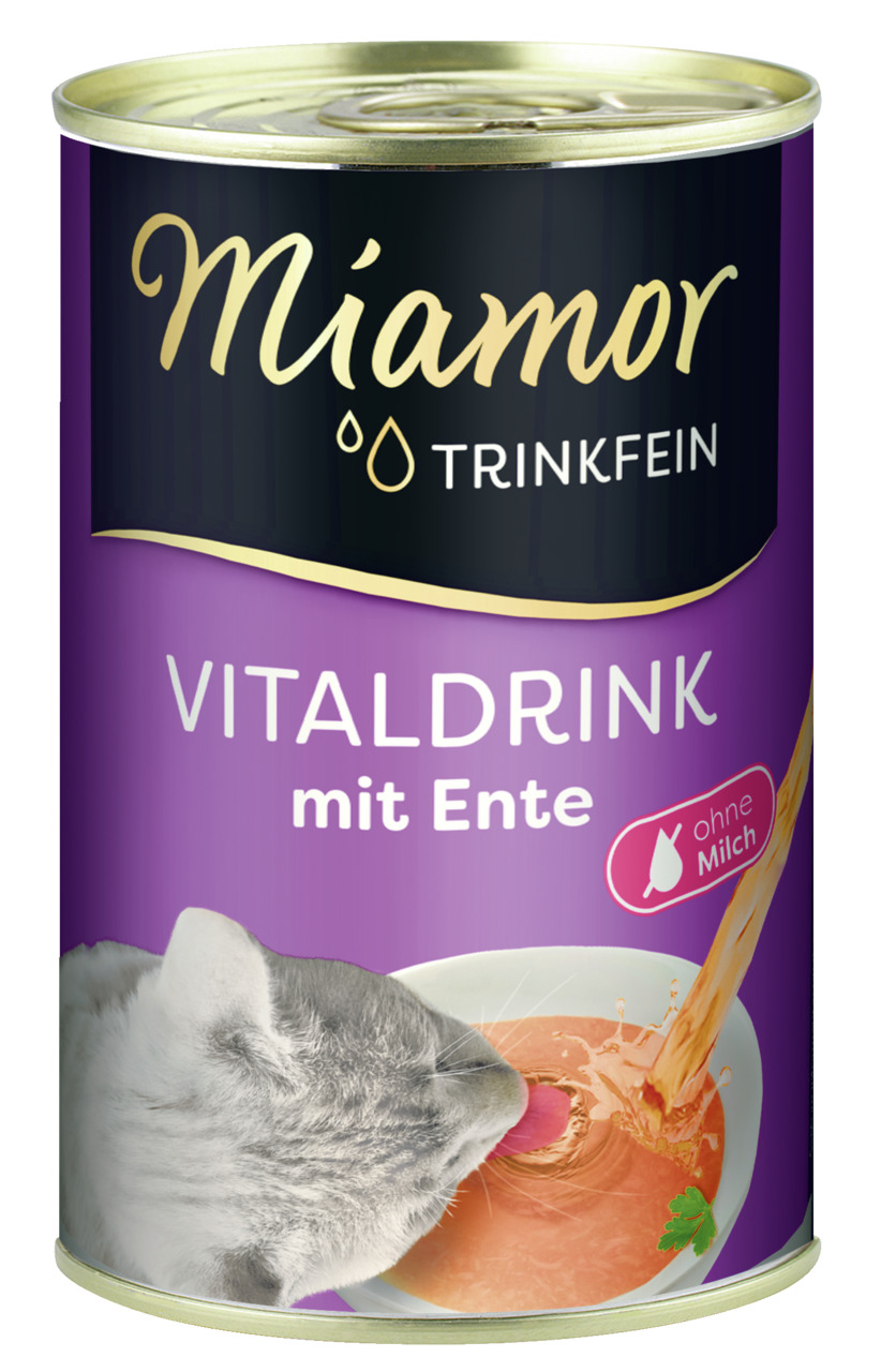 Miamor Trinkfein Vitaldrink mit Ente Katzen Drink 135 ml
