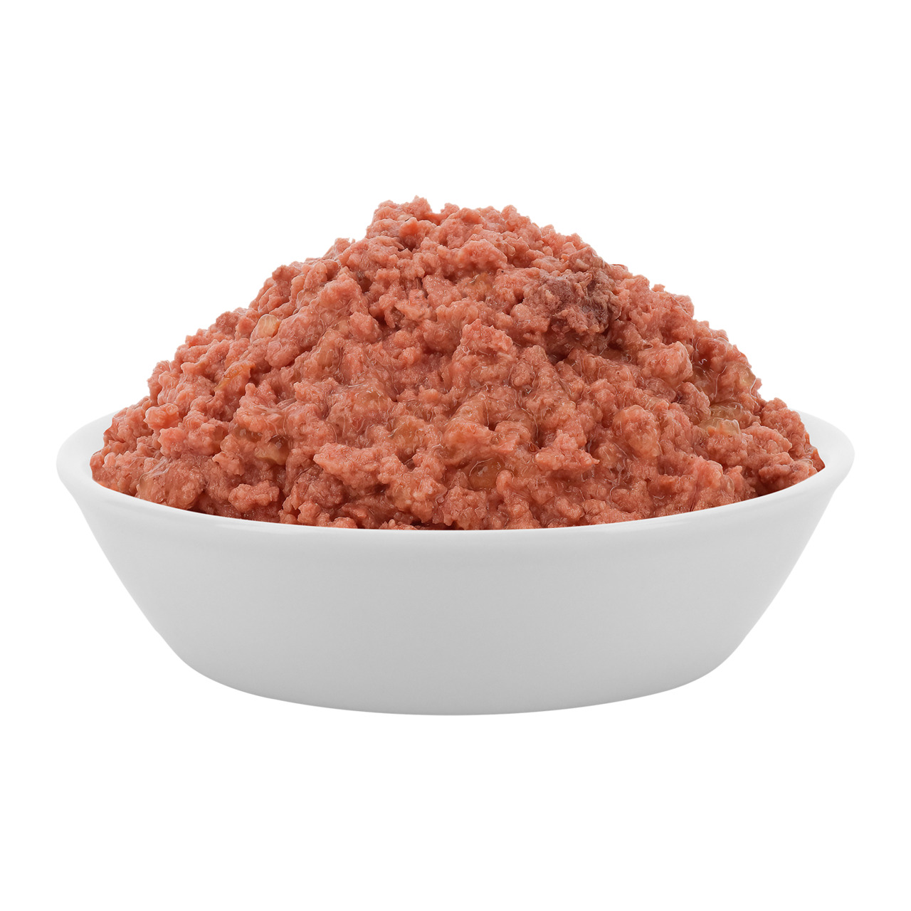 Lucky Lou Nassfutter für Hunde, Rind, fein zerkleinert, fleischige Konsistenz, für ausgewachsene Hunde.