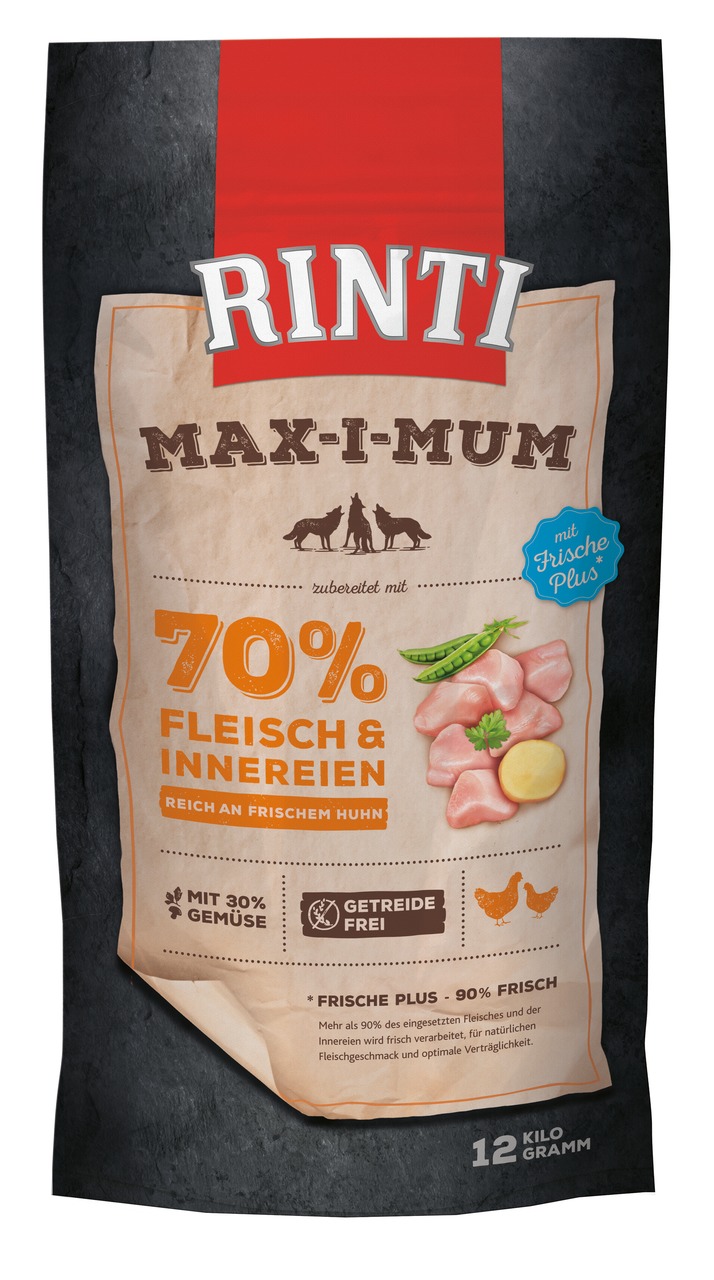 RINTI Max-I-Mum Huhn 12kg Hundetrockenfutter