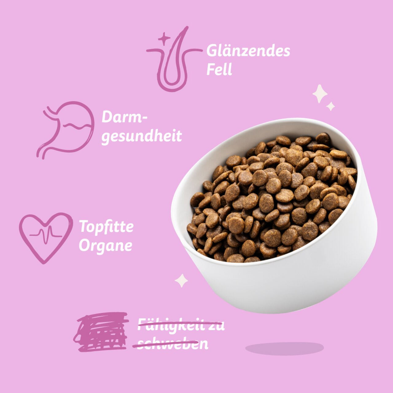 Edgard & Cooper Hundefutter mit frischem Huhn, fördert glänzendes Fell, Darmgesundheit und topfitte Organe, 2,5 kg Beutel.