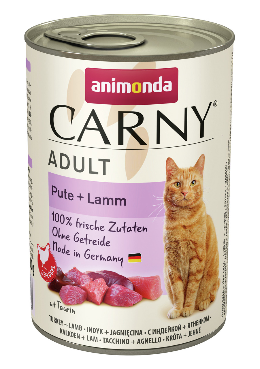 Animonda Carny Adult Pute + Lamm Katzen Nassfutter 400 g