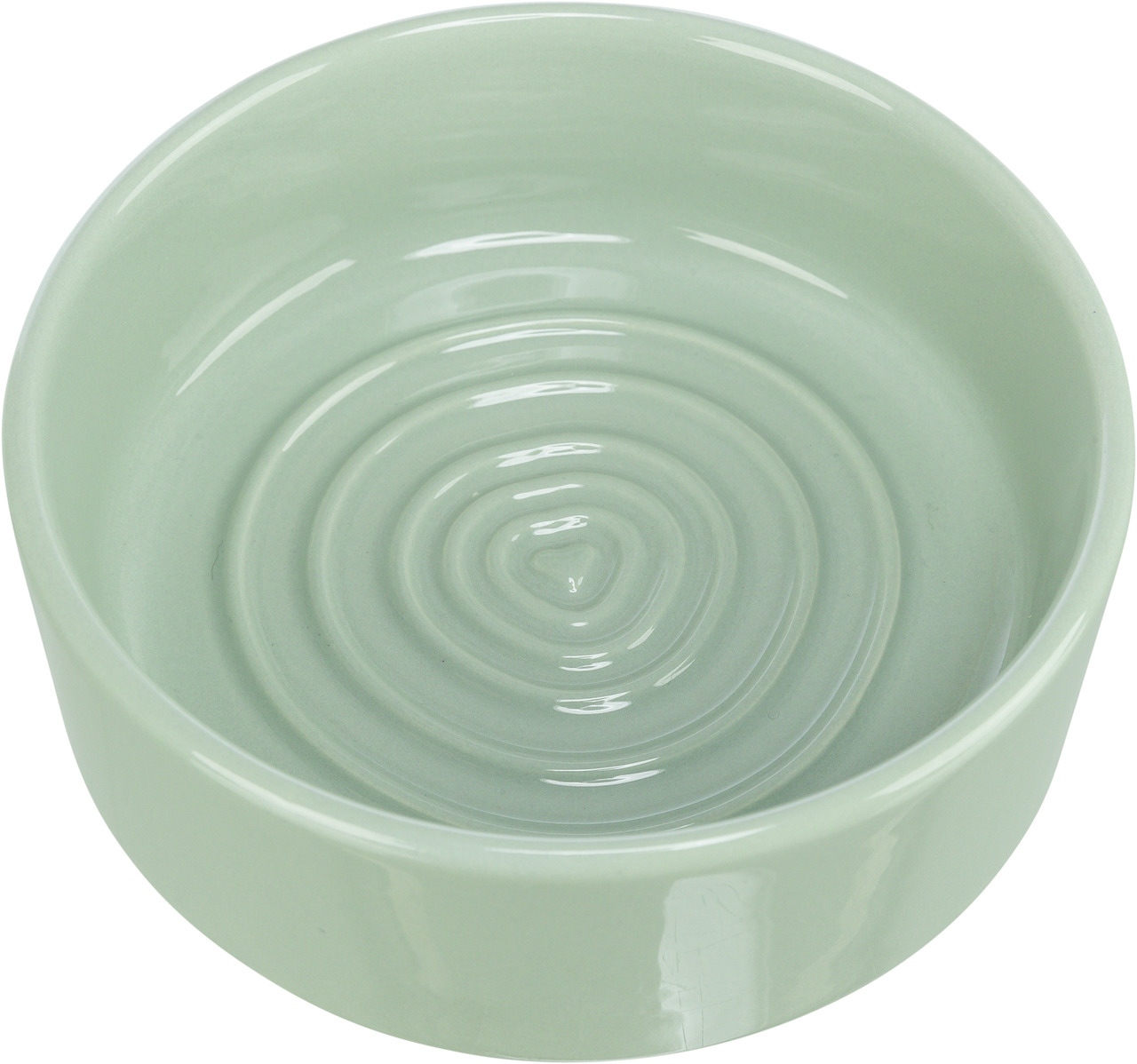 Keramik-Napf TRIXIE, Katzen/Hunde, grün, rutschfestes Design, für Nass-/Trockenfutter, Maße unbekannt.