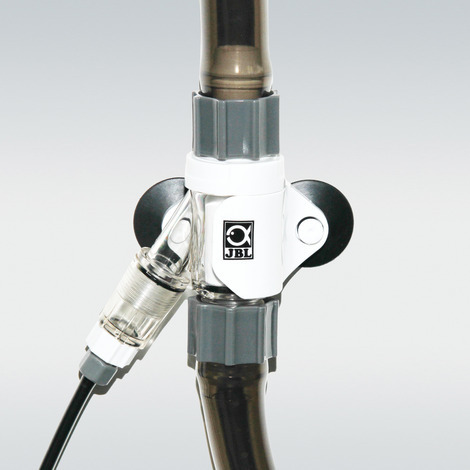 JBL ProFlora CO2 Inline Diffusor, Zubehör f. Aquarien, CO2-Versorgung f. Wasserpflanzen, robust, gleichm. Verteilung, Schlauch-Integration.