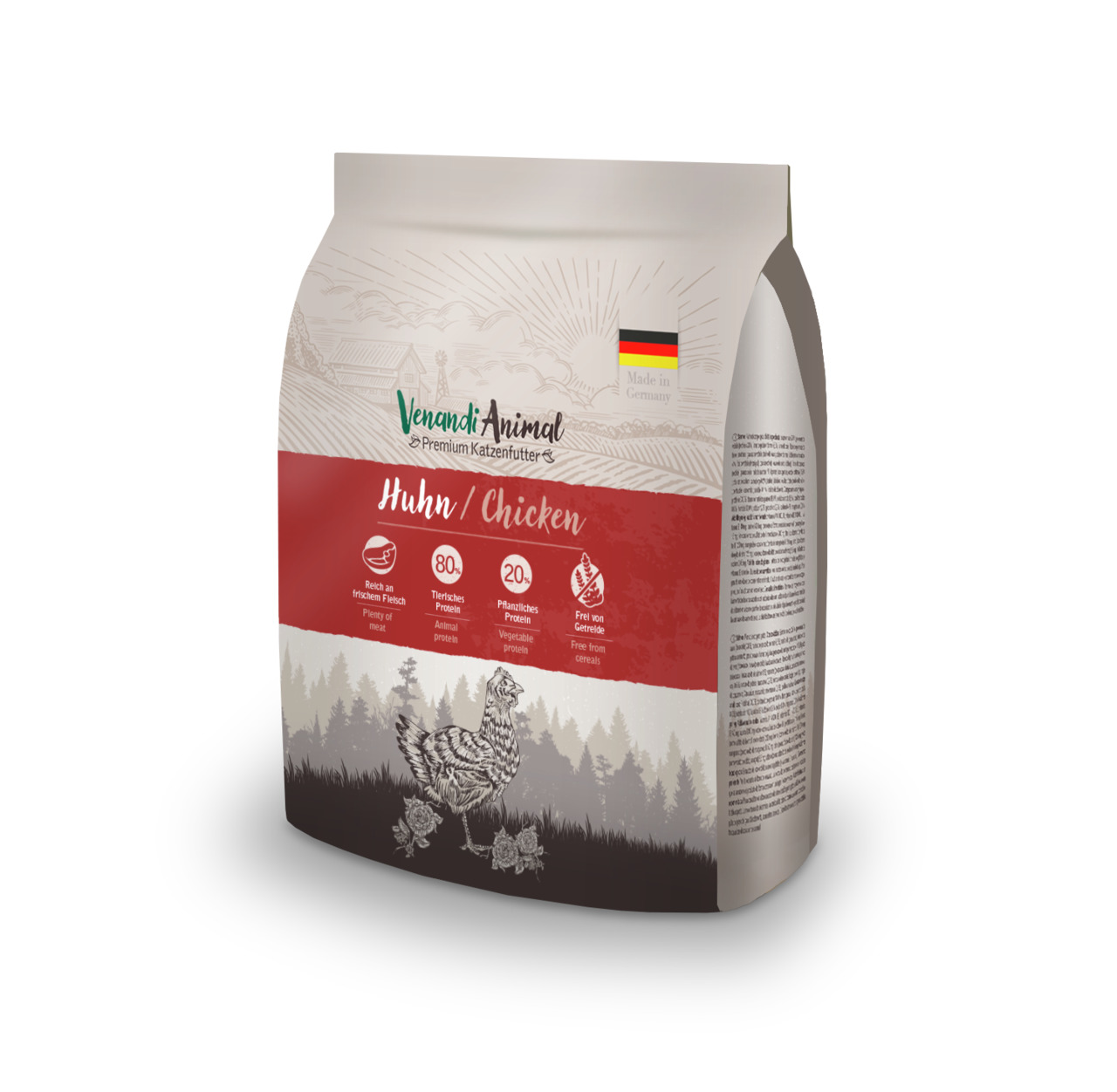 VenandiAnimal Huhn 300 Gramm Katzentrockenfutter