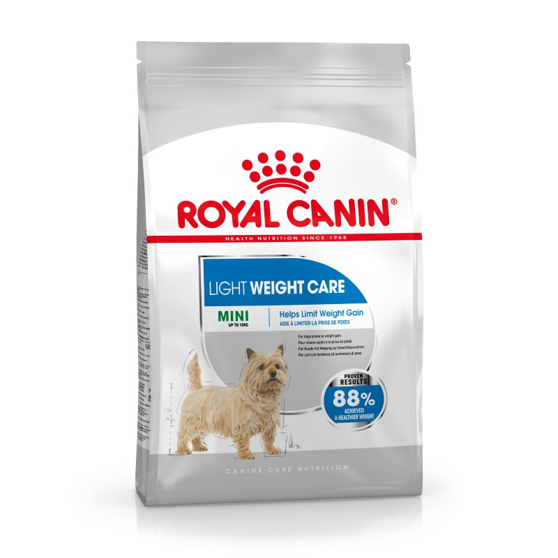 ROYAL CANIN Light Weight Care Mini, für kleine Hunde bis 10 kg, 1 kg, hilft Gewichtszunahme zu begrenzen, 88 % erreichten gesünderes Gewicht.