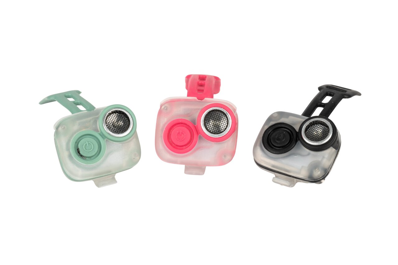 Max & Molly LED-Sicherheitslichter, für Haustiere, Farben: Grün-Pink-Schwarz, kompakt, mit Clip, für bessere Sichtbarkeit, 3 Stk.