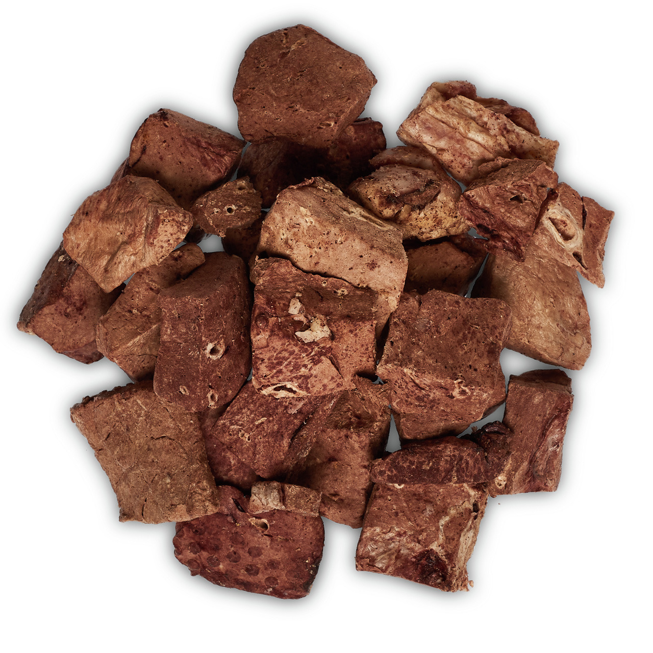 LOTTIS HÄPPCHEN Rinderlunge, Snack f. Hunde aller Rassen/Größen, Geschm.: Rind, schonend getrocknet, Menge: mehrere Stücke.