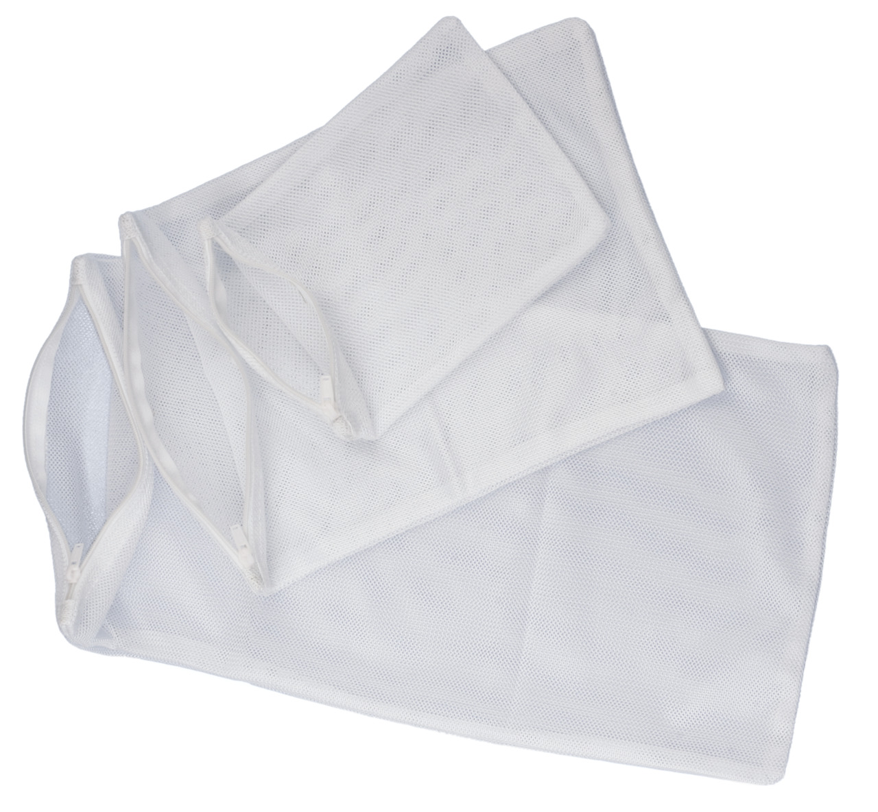 Aqua Medic Netzbeutel, 3 Größen, für Aquarien, feines Netz, mit Reißverschluss, ideal zur Filterung/Aufbewahrung von Materialien.