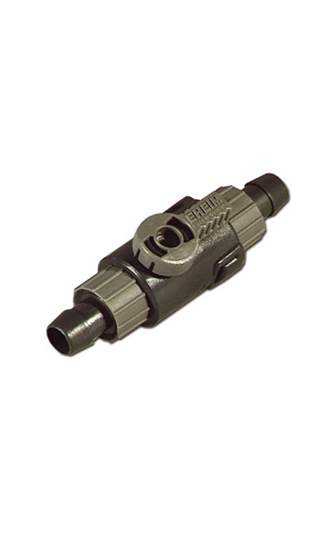 EHEIM Absperrventil, Zubehör für Aquarien, regelt Wasserfluss in Schläuchen, robust, Drehmechanik, Kunststoff, EAN 4011708400340.