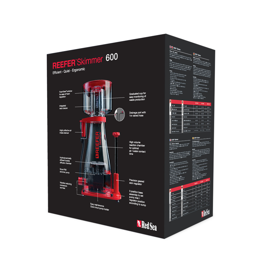 Red Sea REEFER Skimmer 600 mit DC Pumpe