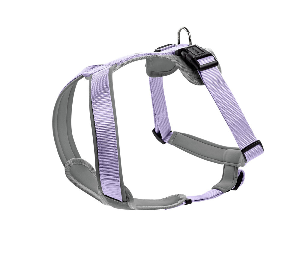 HUNTER Geschirr Neopren 73-94/L lavendel/grau