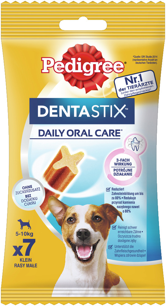 Pedigree DentaStix Daily Oral Care Hunde Snack klein 7 Stück