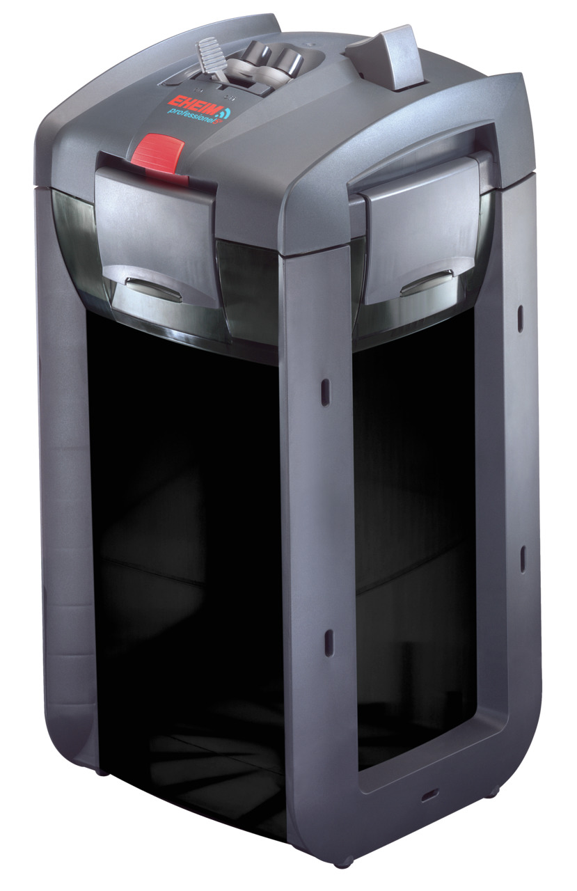 EHEIM professionel 3 Außenfilter, für Süß-/Meerwasseraquarien, leise & leistungsstark, modernes Design, robust, mit rotem Hebel.